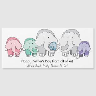 Carte de voeux 6 Elephants Group