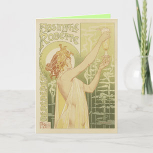 Carte de voeux Absinthe