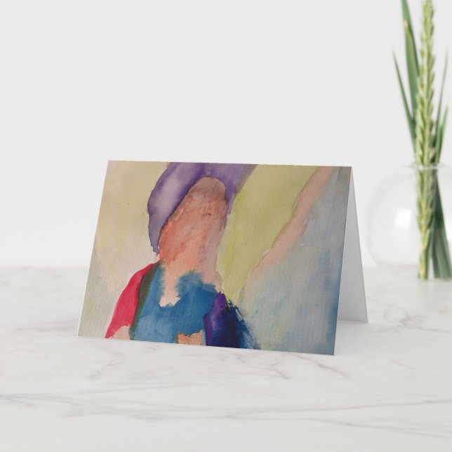 Carte de voeux Abstraite Guardian Angel (Devant)