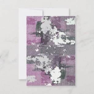 Carte de voeux Abstraite moderne en blanc