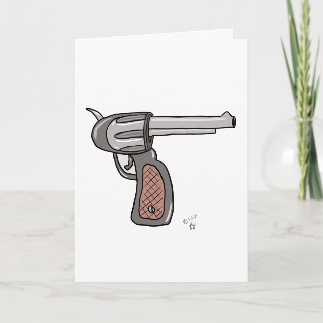 Carte de voeux ACME Armes à feu (Devant)