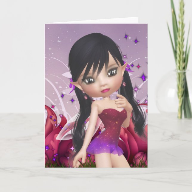 Carte de voeux Adele Fairy (Devant)