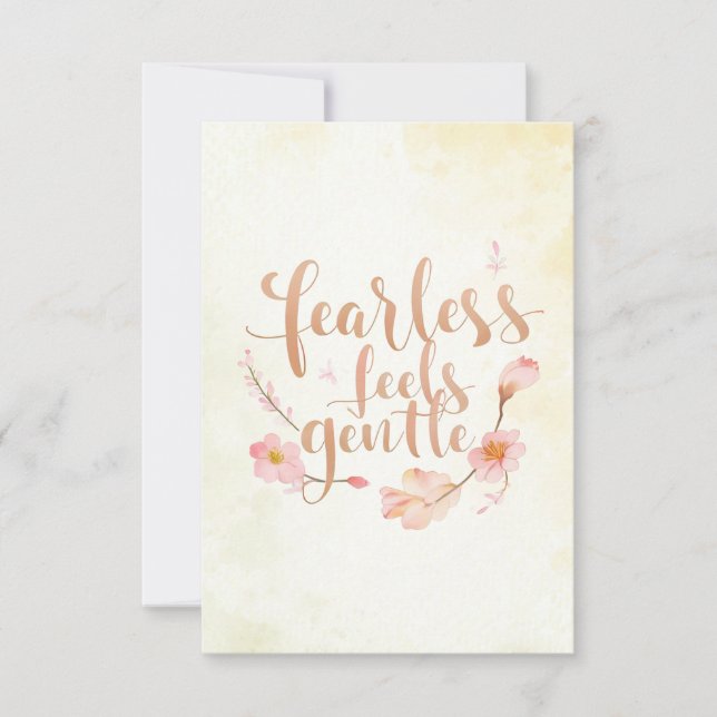 Carte de voeux Affirmation Positive Papeterie (Devant)