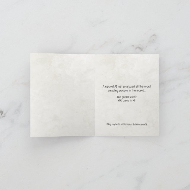 Carte de voeux Ai "Joyeux anniversaire" (Intérieur)