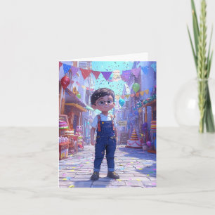 Carte de voeux Ai "Joyeux anniversaire"