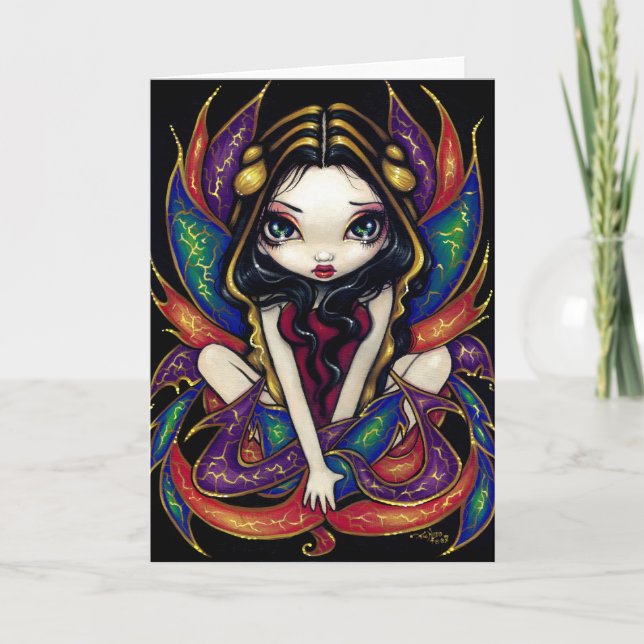 Carte de voeux "Ailes magnifiques" (Devant)