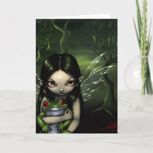 Carte de voeux "Aimer une grenouille"