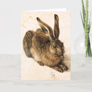 Carte de voeux Albrecht Durer Young Hare