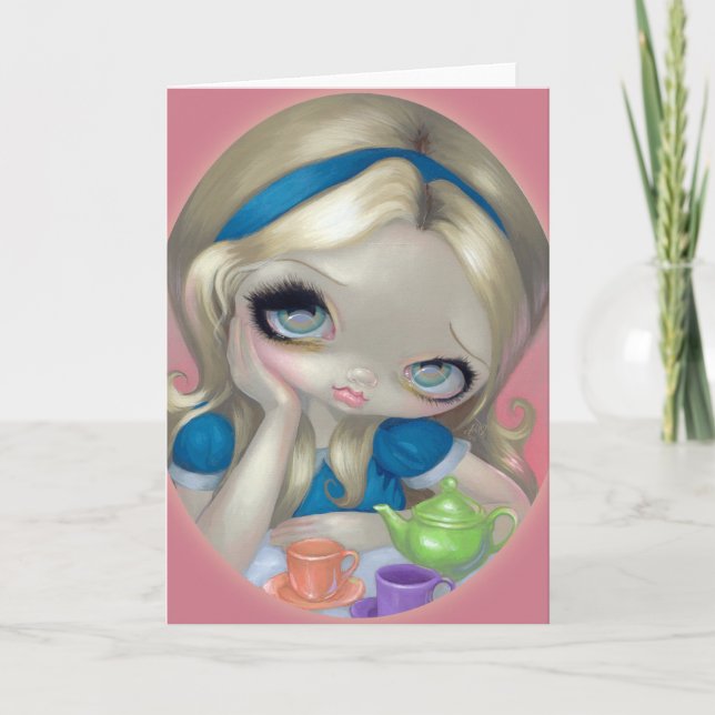 Carte de voeux "Alice's Tea Party" (Devant)