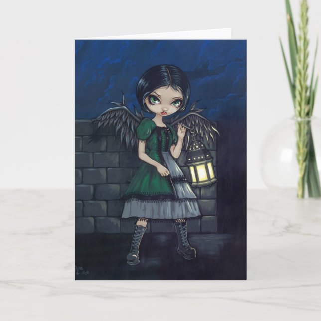 Carte de voeux "allumant manière" (Devant)