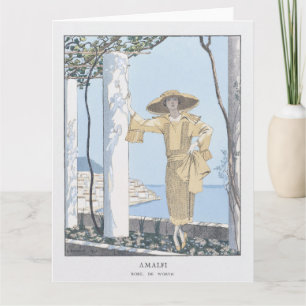 Carte de voeux Amalfi Coast Italie