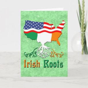 Carte de voeux American Irish Roots