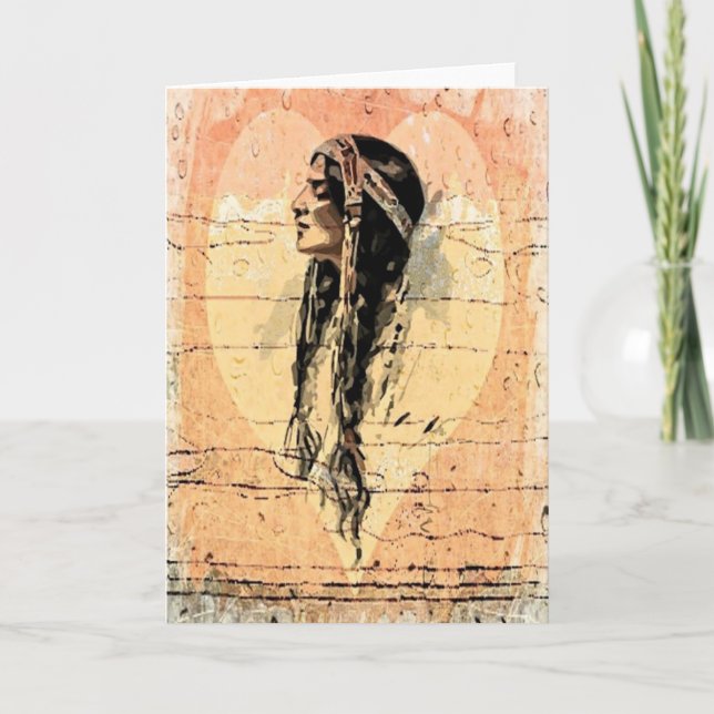 Carte de voeux amérindienne (Devant)