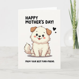 Carte de vœux Ami Fluffy