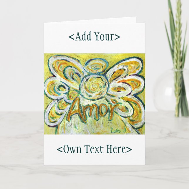 Carte de voeux Amor Angel (Devant)