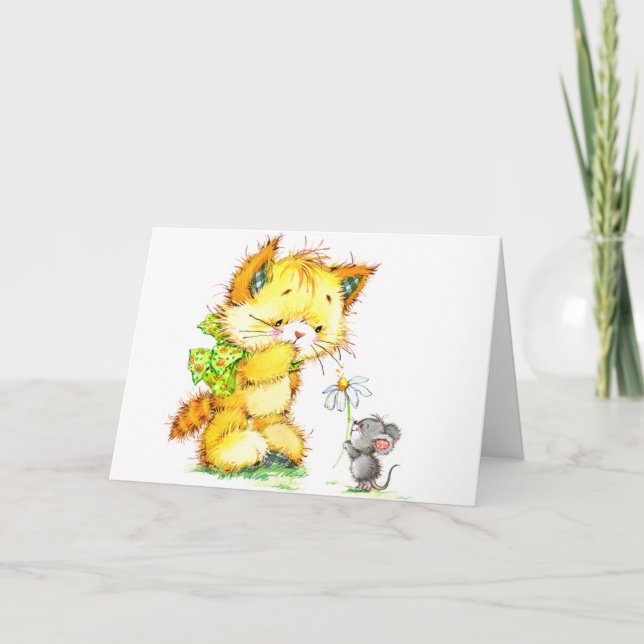 Carte de voeux - Amour, Amitié, Famille (Devant)