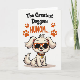 Carte de vœux Amour de chiot tacheté