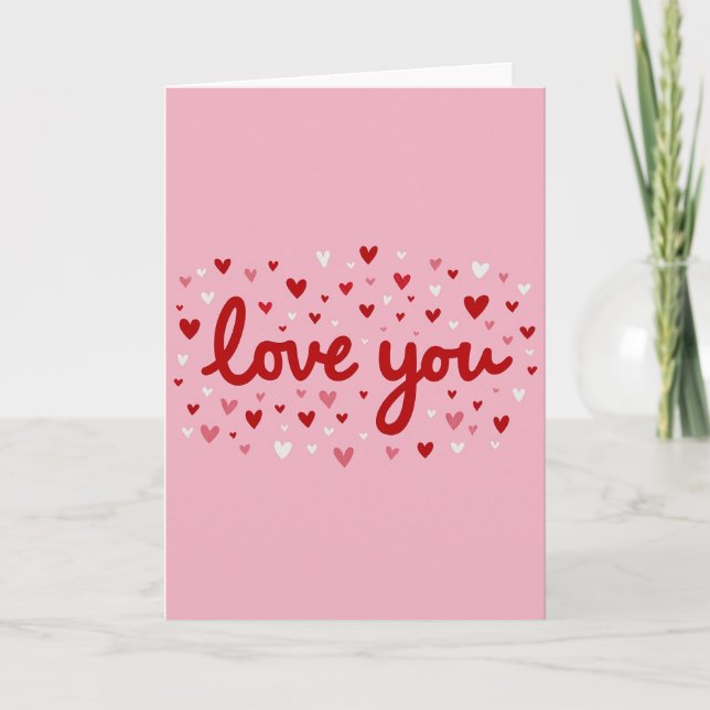 Carte de vœux Amour Sincère (Devant)