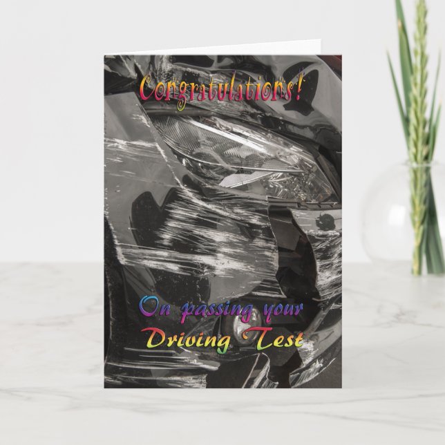 Carte de voeux amusante (Devant)