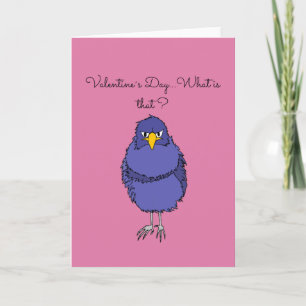Carte de voeux amusante avec un oiseau pas si heur