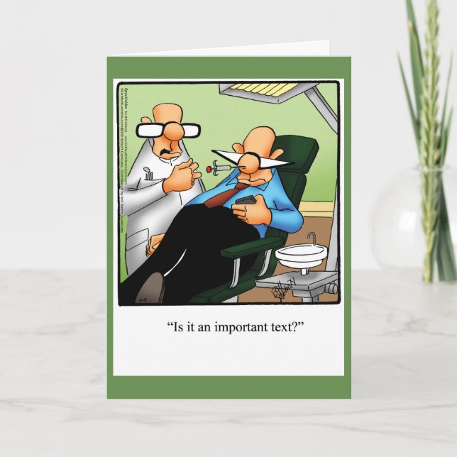 Carte de voeux amusante pour garder le contact (Devant)