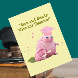 Carte de voeux amusante pour la graduation de l'es