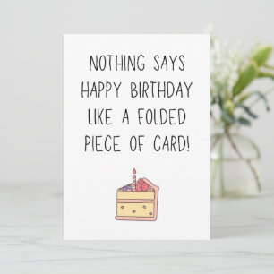 Carte de voeux amusante pour l'anniversaire