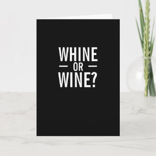 Carte de voeux amusante pour l'anniversaire du vin