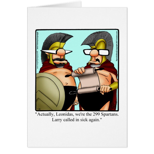 Carte de voeux amusante "Spectickles" (Devant)