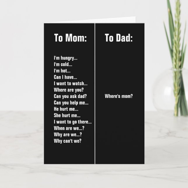 Carte de voeux amusante | Toutes les occasions (Devant)