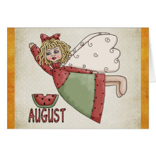Carte de voeux Angel Blank