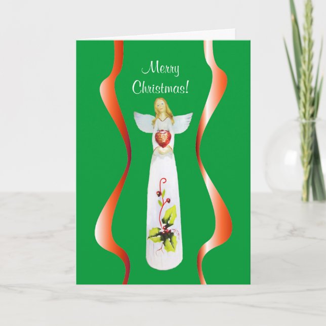 Carte de voeux Angel Noël (Devant)