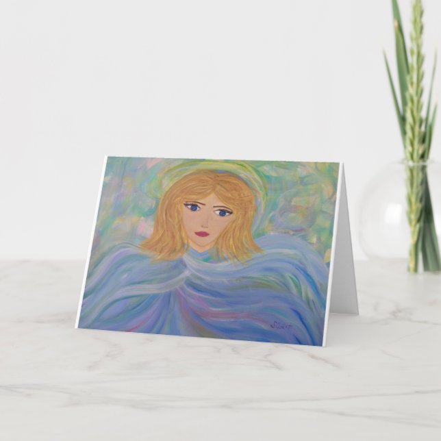 Carte de voeux Angelic Blank (Devant)