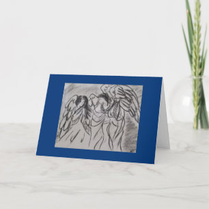 Carte de vœux "Anges"