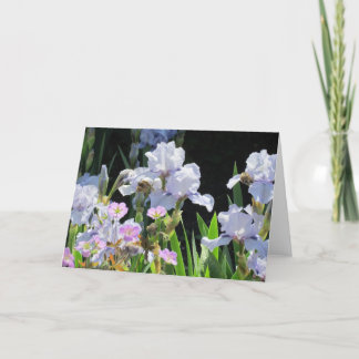 Carte de voeux Anglais Garden Florals