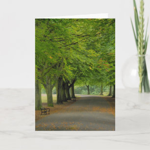 Carte de voeux anglaise d'automne
