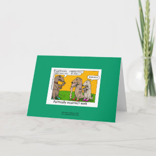 Carte de vœux animée P.I. Mink (vol d'humain)