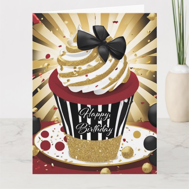 Carte de voeux Anniversaire (Devant)