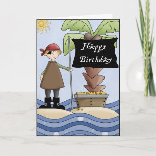 Carte de voeux Anniversaire Aaargh Matey