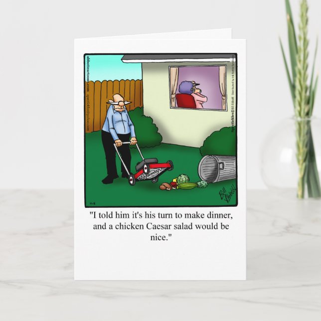 Carte De Voeux Anniversaire Drôle Pour Femme (Devant)