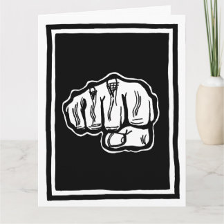 Carte de voeux Anniversaire Fist Bump par FacePrin