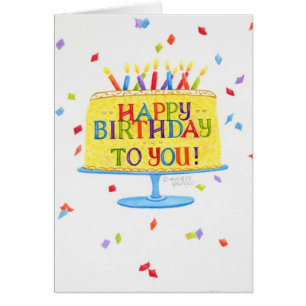 Carte de voeux Anniversaire Joyeux Anniversaire À