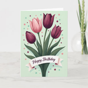 Carte de vœux anniversaire Point Fantaisiste