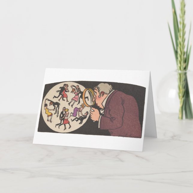 Carte de voeux "Anthropologie moderne" (Devant)