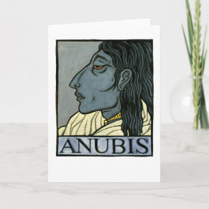 Carte de voeux Anubis