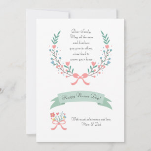 Carte de voeux Appartement de la Journée des infir