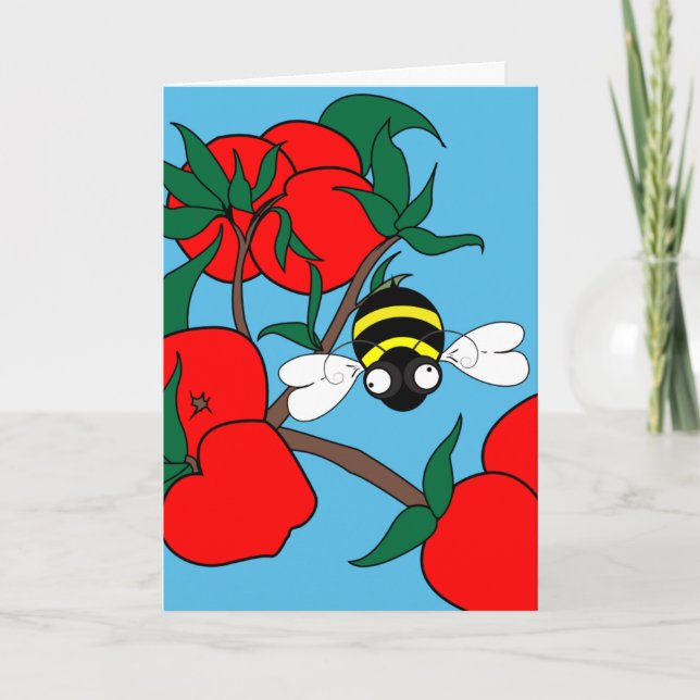 Carte de voeux Apple (Douceur et Lumière) (Devant)