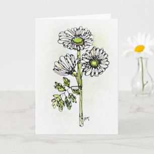 Carte de voeux - Aquarelle NGA - Faisceaux blancs