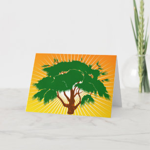 Carte de voeux arborescente