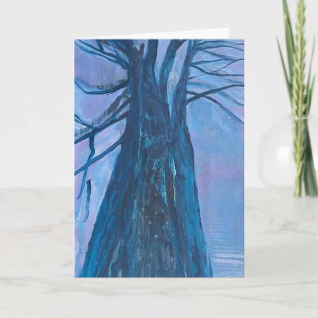 Carte de voeux Arbre de souhaits (Devant)